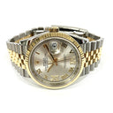 Rolex Datejust 36 Certified 126233 Jubilee Stainless Steel/Yellow Gold with Silver VI & IX Diamond Dial Watch