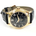 Patek Philippe Complications Annual Calendar 40mm 5205R-010 Rose Gold With Black Leather Watch Black Dial 2017