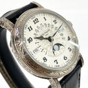 Patek Philippe Perpetual Calendar 5160/500G-001 38mm White Gold With Black Leather Watch 2018