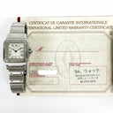 Cartier Santos Galbée 34.8mm Stainless Steel with Silver Dial Watch