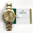 Rolex Datejust 41mm 126333 Two Tone Champagne Index Dial Oyster Band 2019