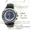 Patek Philippe World Time 5930G-001 39.5mm white gold with Blue Dial Watch