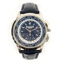 Patek Philippe World Time 5930G-001 39.5mm white gold with Blue Dial Watch