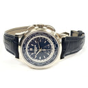 Patek Philippe World Time 5930G-001 39.5mm white gold with Blue Dial Watch