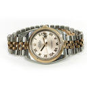 Rolex Datejust 116231-0089 36mm Rose Gold and Stainless Steel with Pink Dial Watch 2005