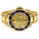 Rolex Submariner Date 40mm 16618SG Oyster Yellow Gold Watch Champagne Diamond Dial 2022