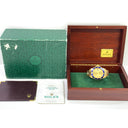 Rolex Submariner Date 40mm 16618SG Oyster Yellow Gold Watch Champagne Diamond Dial 2022