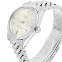 Rolex Oyster Perpetual Date Stainless Steel Watch Jubilee Silver Index Dial 15010 - 1983