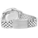 Rolex Oyster Perpetual Date Stainless Steel Watch Jubilee Silver Index Dial 15010 - 1983