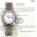 Rolex Datejust 36 16234  Jubilee Stainless Steel with White Roman Dial Watch 2000