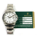 Rolex Explorer II 42mm 216570 Oyster Stainless Steel Watch White Dial 2013