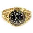 Rolex GMT-Master II 40mm Jubilee 126718GRNR Yellow Gold Watch Black Dial 2024