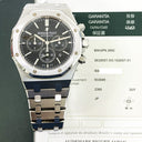 Audemars Piguet Royal Oak Chronograph 26320ST.OO.1220ST.01 41mm Stainless Steel with Black Dial Watch 2015