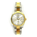Rolex Datejust 41 Gold & Steel 126333 Silver Index Dial Oyster Watch 2017
