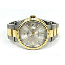 Rolex Datejust 41 Gold & Steel 126333 Silver Index Dial Oyster Watch 2017