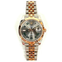 Rolex Datejust Grey Roman Dial 126331 Jubilee  Fluted Bezel Stainless Steel and Rose Gold Watch Wimbledon 2021