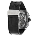 Hublot Spirit of Big Bang Titanium Pave 42mm Watch 641.NX.0173.LR.1704 Skeleton Dial, Black Leather Strap