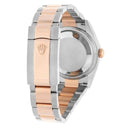 Rolex Datejust 126201 36mm Rose Gold/Steel Dark Rhodium Index Dial, Domed Bezel Oyster - 2024