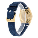 Rolex Day-Date 36 18238 18K Yellow Gold Watch Fluted Bezel Silver Diamond Face