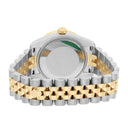 Rolex Datejust 178383 Stainless Steel & 18K Yellow Gold 31mm Diamond Bezel Green Dial
