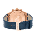 Audemars Piguet Royal Oak Chronograph 26331OR.OO.D315CR.01 Blue Dial Blue Leather Rose Gold Watch