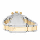 Rolex Daytona 116523 Stainless Steel Yellow Gold White Dial Mens Watch