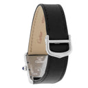 Cartier Tank Must De 2416 Quartz 22mm Silver Swiss Watch New Leather Strap