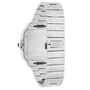 Cartier Santos De Cartier Blue Dial Stainless Steel Men's Watch WSSA0048 Complete