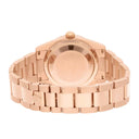 Rolex Day-Date 36 Ruby Baguette Diamond Dial 18k Rose Gold Watch 118205