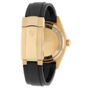 Rolex Sky-Dweller 336238-0002 18k Yellow Gold Oysterflex Watch Black Dial