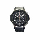 Hublot Big Bang Black Dial 341.SB.131.RX Stainless Steel with Black Rubber Watch