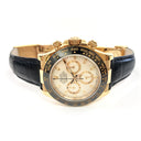 Rolex Daytona Ivory Dial 40mm 116515LN Rose Gold with Black Crocodile Leather Watch 2014