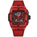 Hublot Spirit of Big Bang 42mm 642.CF.0113.RX Red Ceramic With Red Rubber Watch