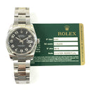 Rolex Datejust 36mm Oyster 116200 Stainless Steel Watch Black Arabic Dial 2009