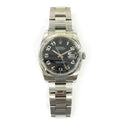 Rolex Datejust 36mm Oyster 116200 Stainless Steel Watch Black Arabic Dial 2009