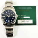 Rolex Blue Dial Oyster Perpetual 41mm 124300 Stainless Steel Watch 2022