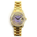 Rolex Day-Date 36 118388 Yellow Gold with Purple Dial Watch