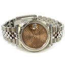 Rolex Datejust 31 Salmon Roman Dial 78274 Stainless Steel & White Gold Jubilee Watch 2000