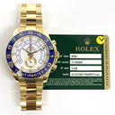 Rolex Yacht-Master II 44mm 116688 Yellow Gold with White Dial Watch