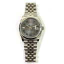 Rolex Datejust 36mm 126200 Jubilee Stainless Steel Watch Slate Grey Wimbledon Dial MINT 2023