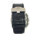 Audemars Piguet Royal Oak Chronograph 26400IO.OO.A004CA.02 Titanium with Black Leather Watch Grey Dial