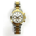 Rolex Daytona 16523 40mm Gold/Steel with White Dial Watch 2000