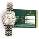 Rolex Datejust 116244 36mm Stainless Steel with Silver Dial Watch 2012