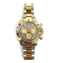 Rolex Daytona 116503 Oyster 40mm Stainless Steel & Yellow Gold Watch Black MOP Diamond Dial 2017