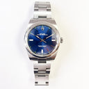 Rolex Oyster Perpetual 39mm 114300-0003 Stainless Steel with Blue Dial Watch 2019