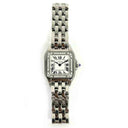 Cartier Panthere W4PN0007 Stainless Steel White Roman Dial with Diamond Bezel Watch 2021