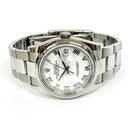 Rolex Steel Datejust 36 Domed Bezel 126200-0008 White Roman Dial Oyster Bracelet Watch 2024