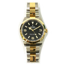 Rolex Explorer Oyster 36mm Two Tone 124273  Black Arabic & Index Dial Oyster Band 2022