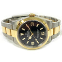 Rolex Explorer Oyster 36mm Two Tone 124273  Black Arabic & Index Dial Oyster Band 2022