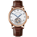 A. Lange & Söhne 1815 Tourbillon 730.032 Rose Gold with Brown Leather Watch Silver Arabic Dial 2024